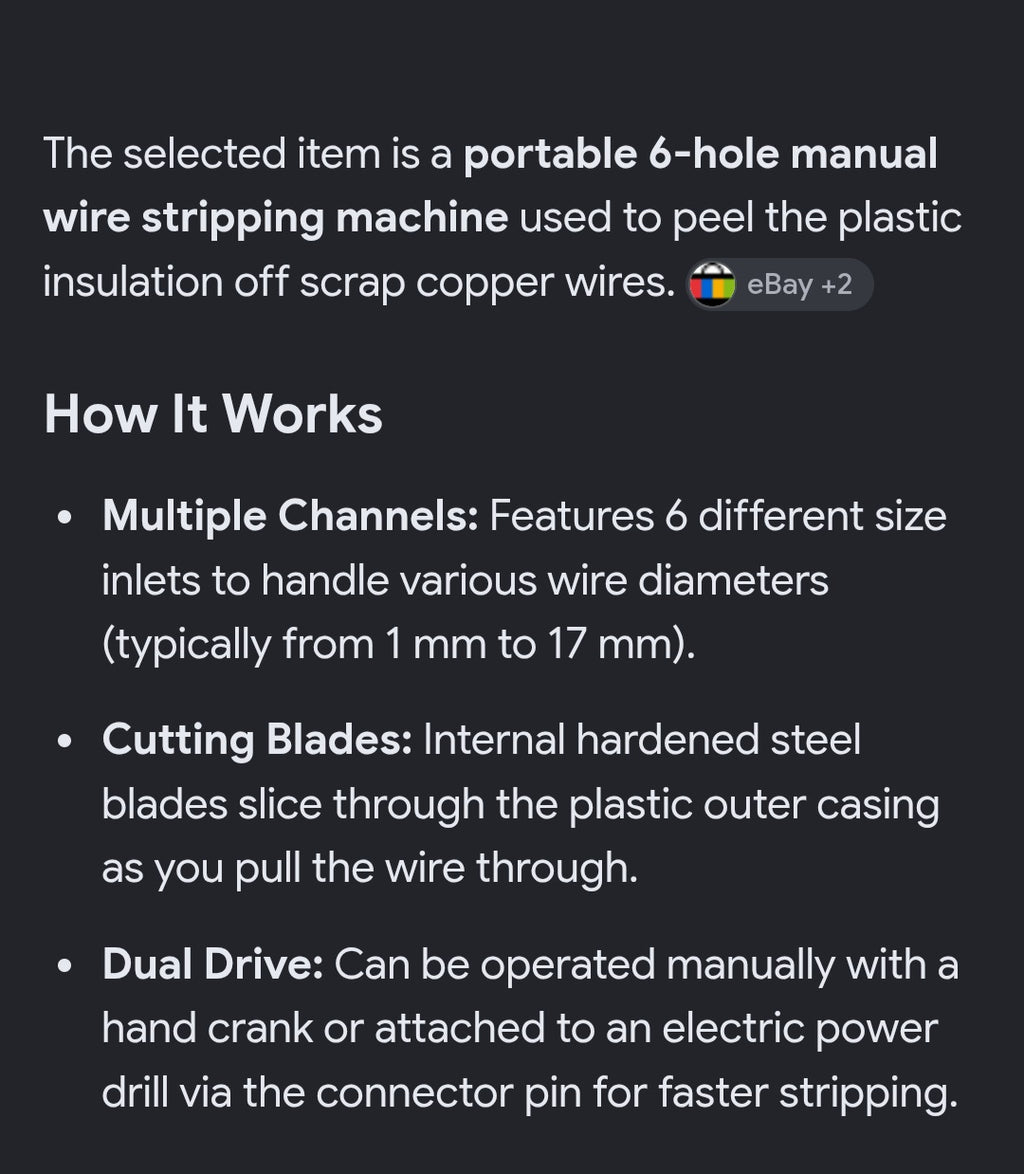 Victool wire stripping tool