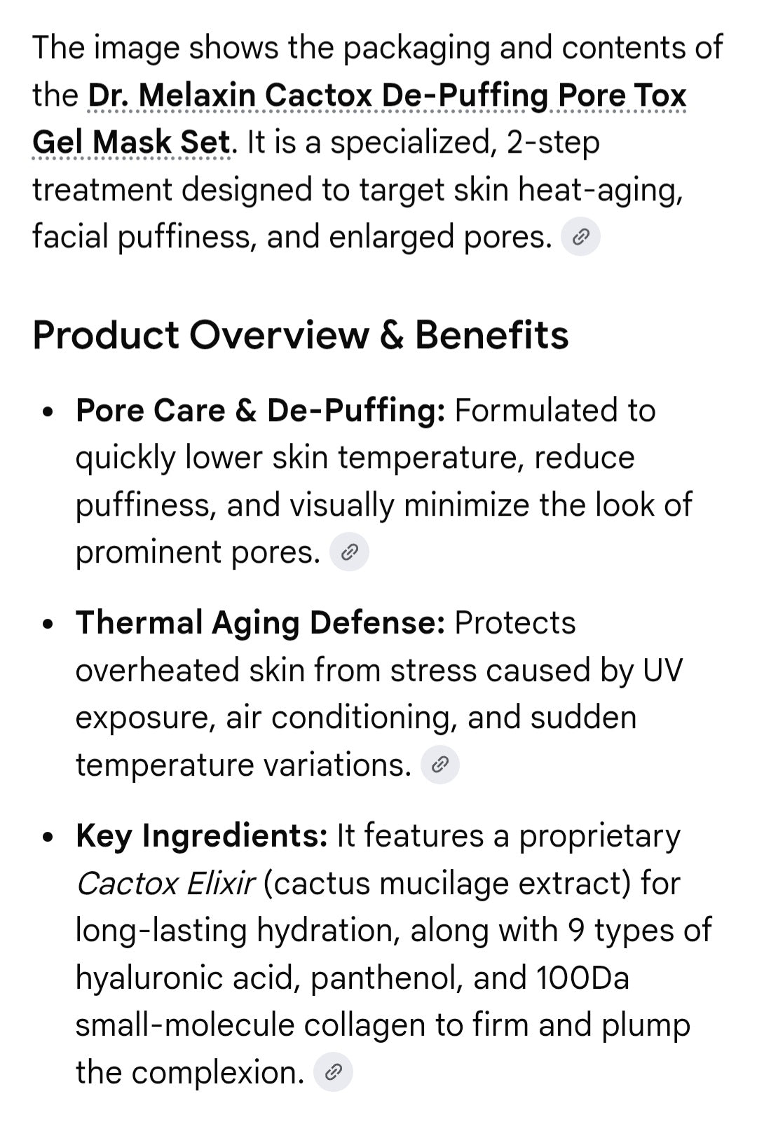 Dr.Melaxin mask wrap 4 packs in box each pack contains 2 step set