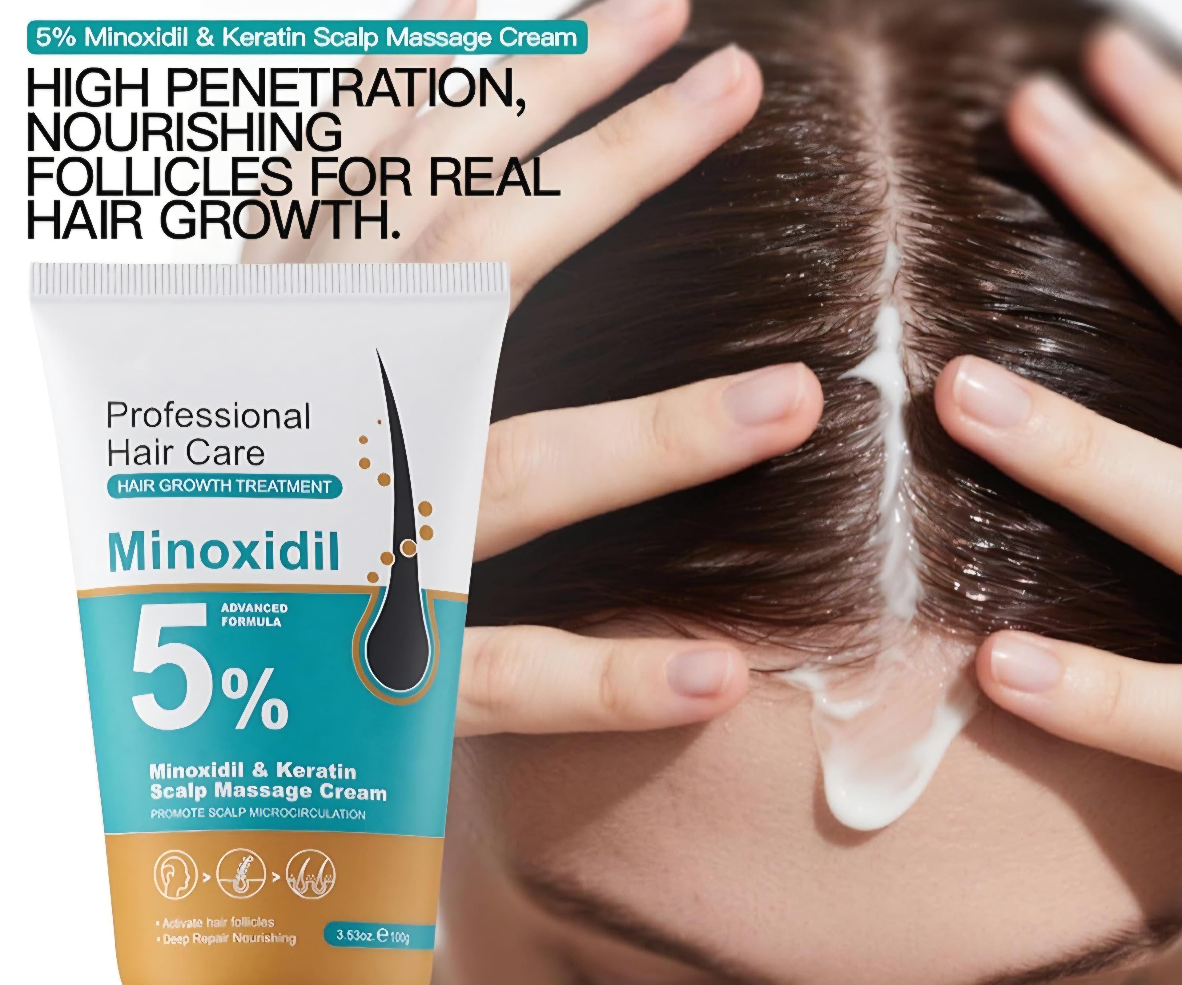 Minoxidil 5 % hair care