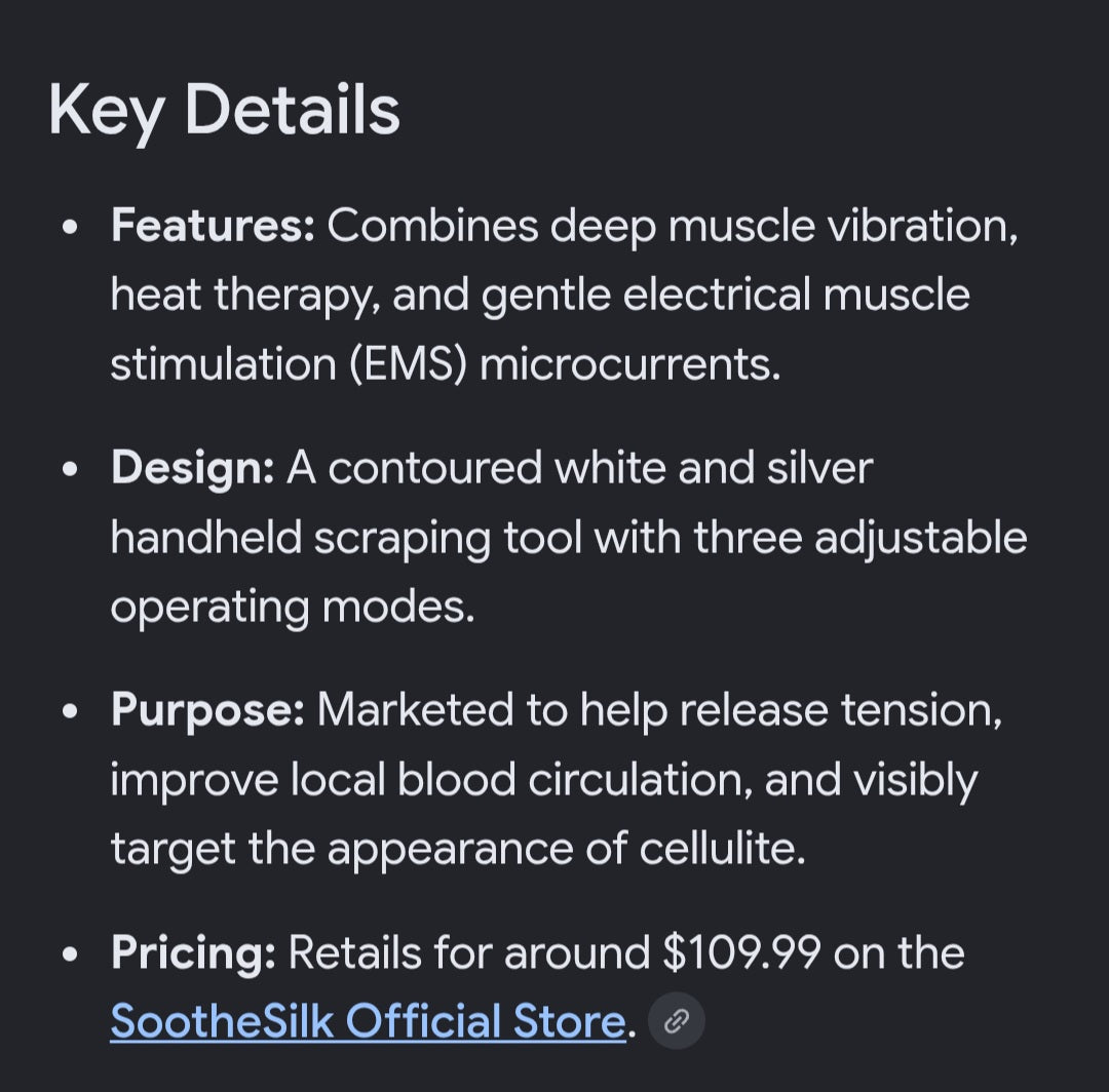 Soothesilk sculptwave full body conture device