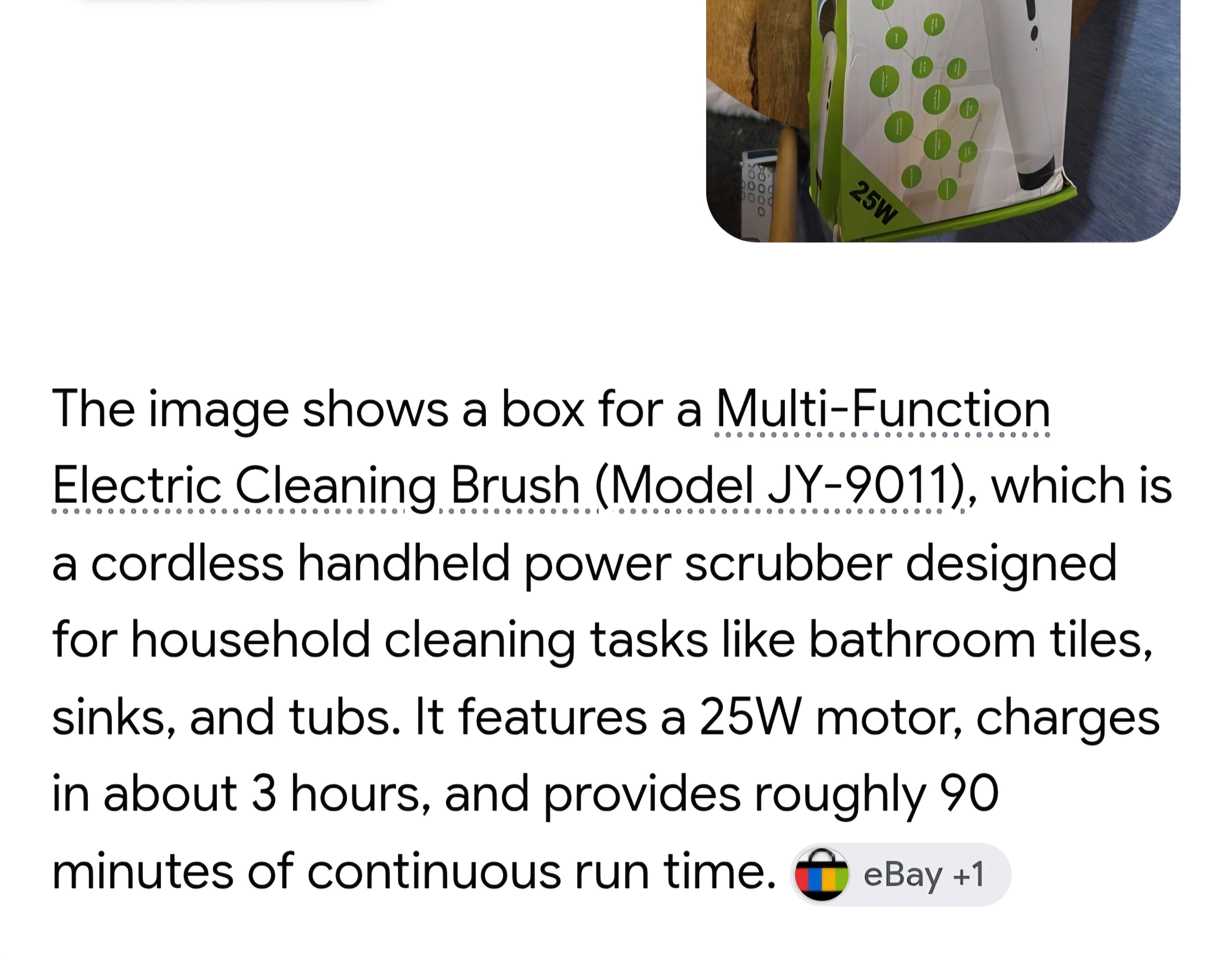 Electric cleaning brush multiple heads