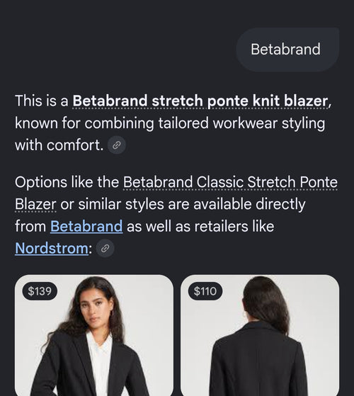 Betabrand stretch blazer / jacket