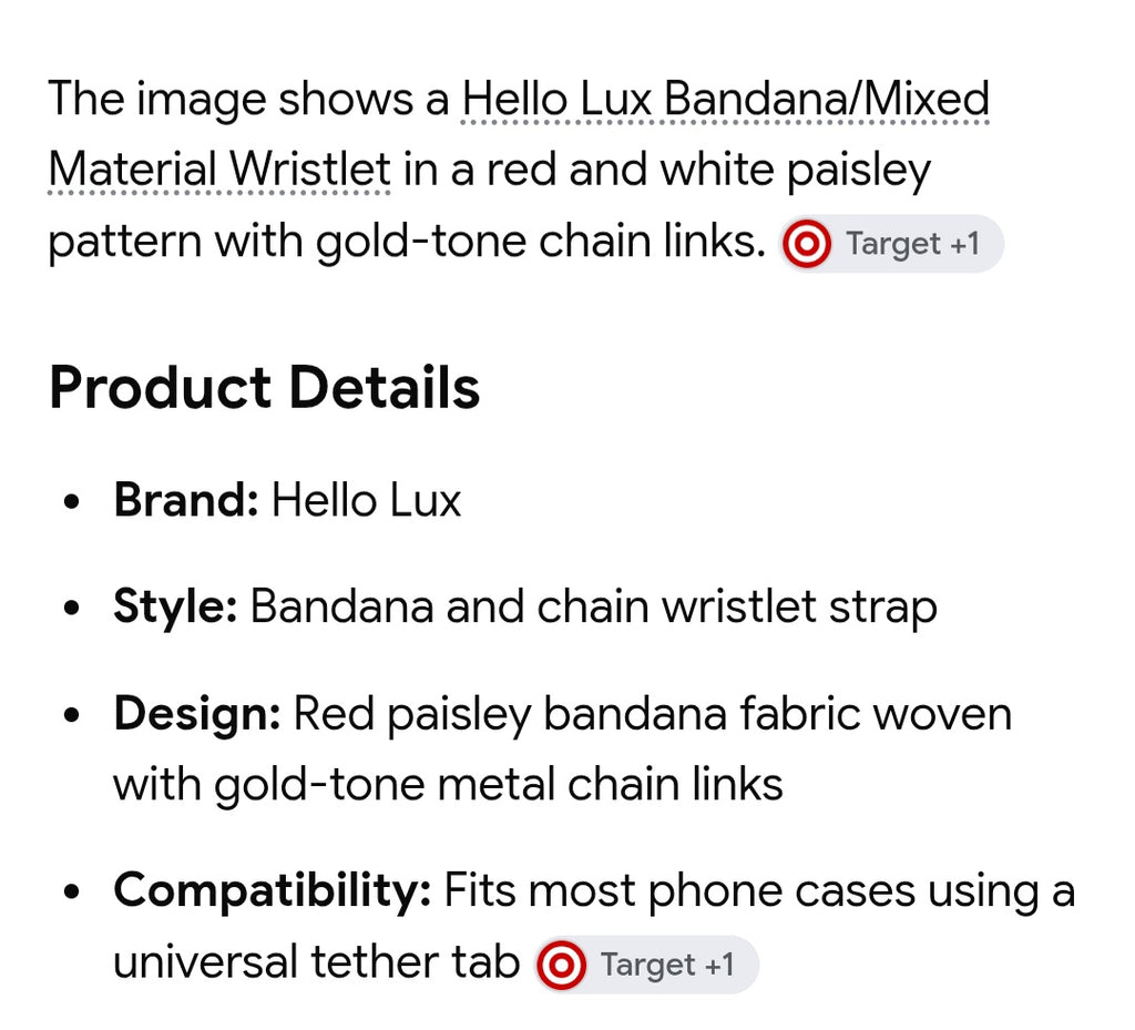 Hello Lux phone or bag charm