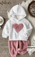 Zitlo 2 piece fluffy soft outfit 1 to 3 months size