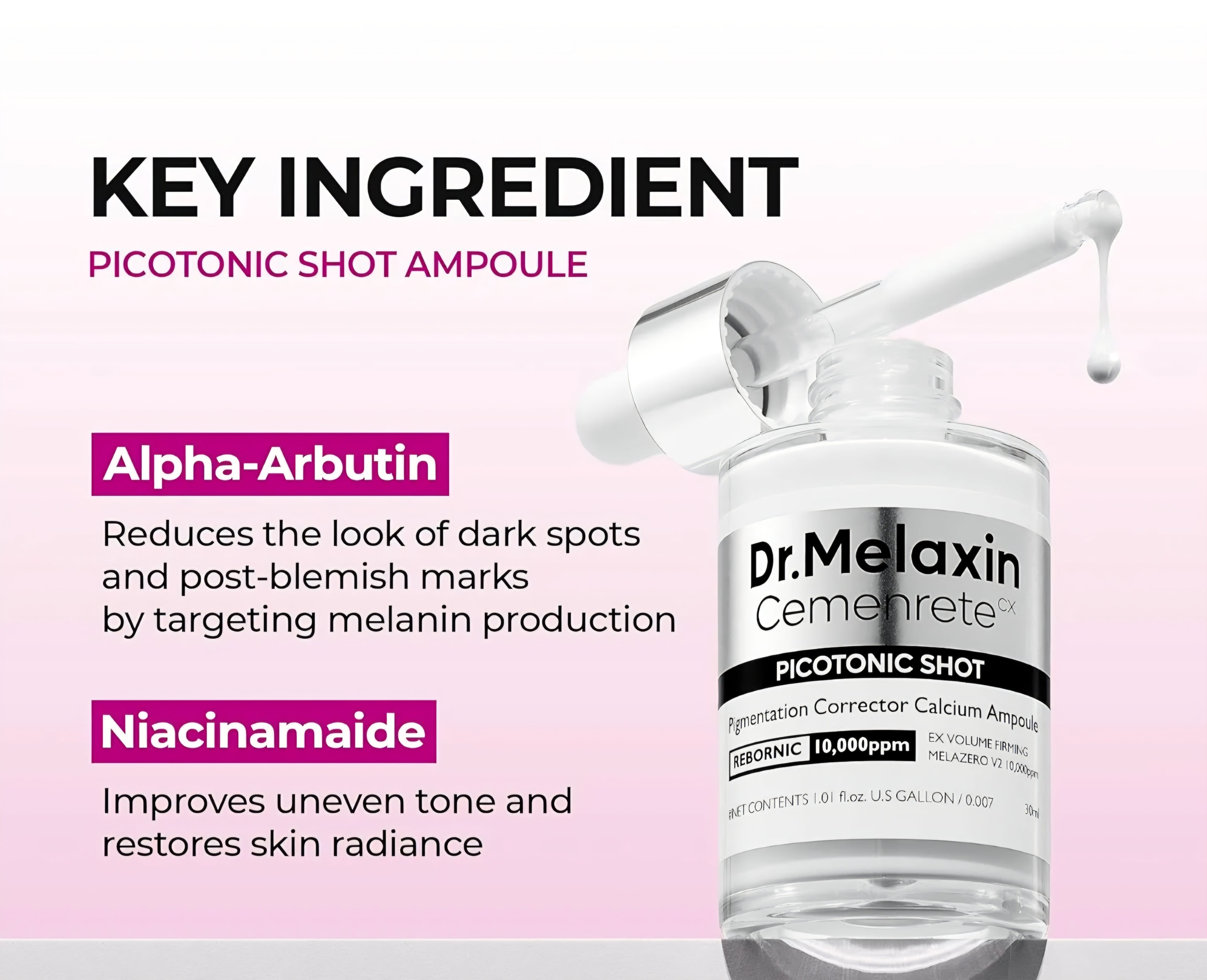 Dr.Melaxin picotonic shot pigmentation serum