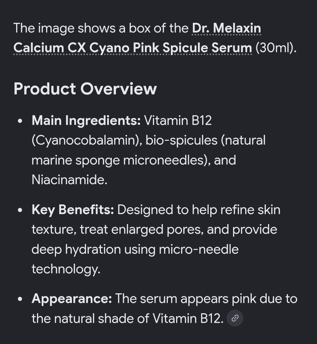 Dr.Melaxin cyano pink serum 30ml