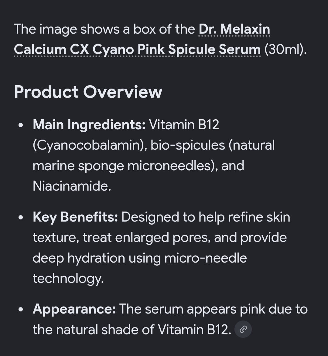 Dr.Melaxin cyano pink serum 30ml