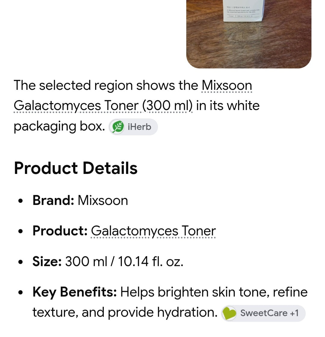 Mixsoon 2 full size products skincare