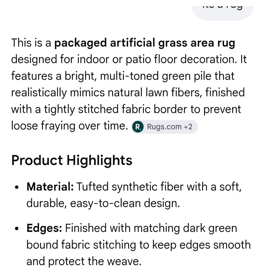 Outdoor rug