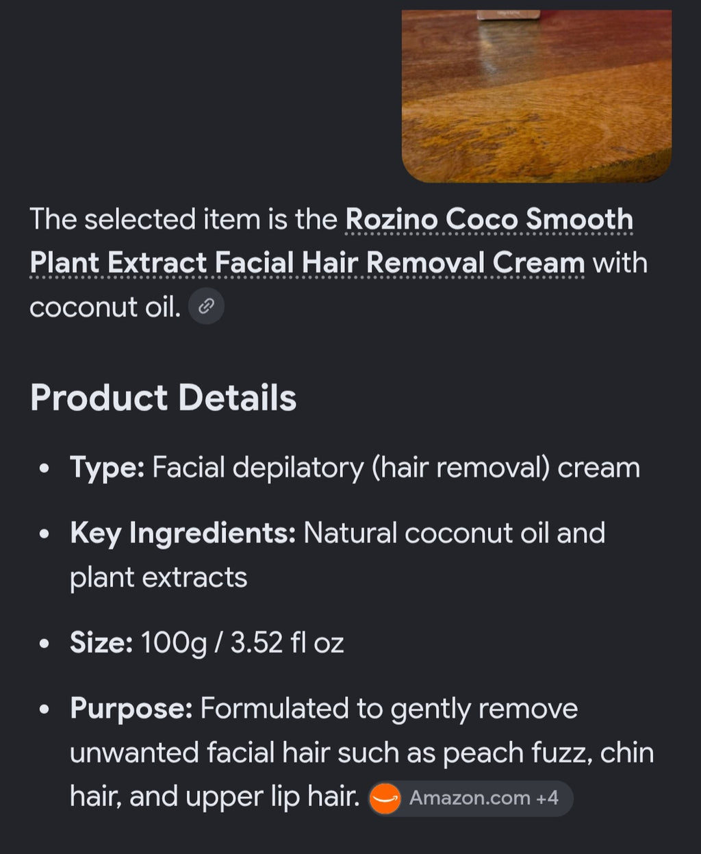 Coco smooth facial hair remover