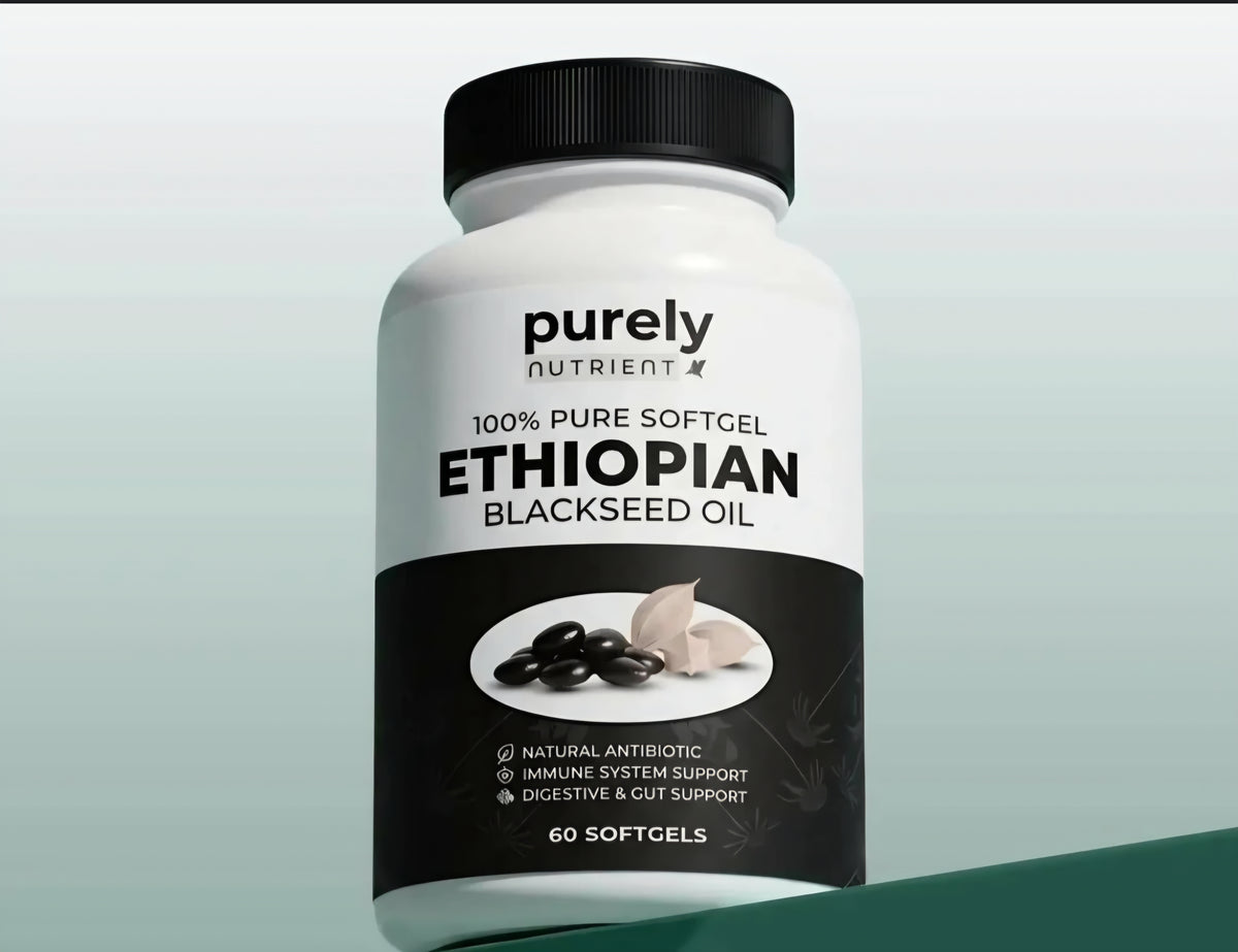 ETHIOPIAN BLACKSEED OIL 60 Softgels per bottle ×2 bottles one price