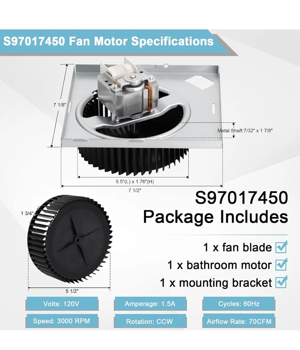 Bathroom vent fan