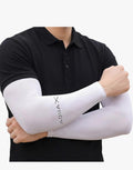 Aqua x arm sleeves 5 black 5 white pairs pack of 10 pair