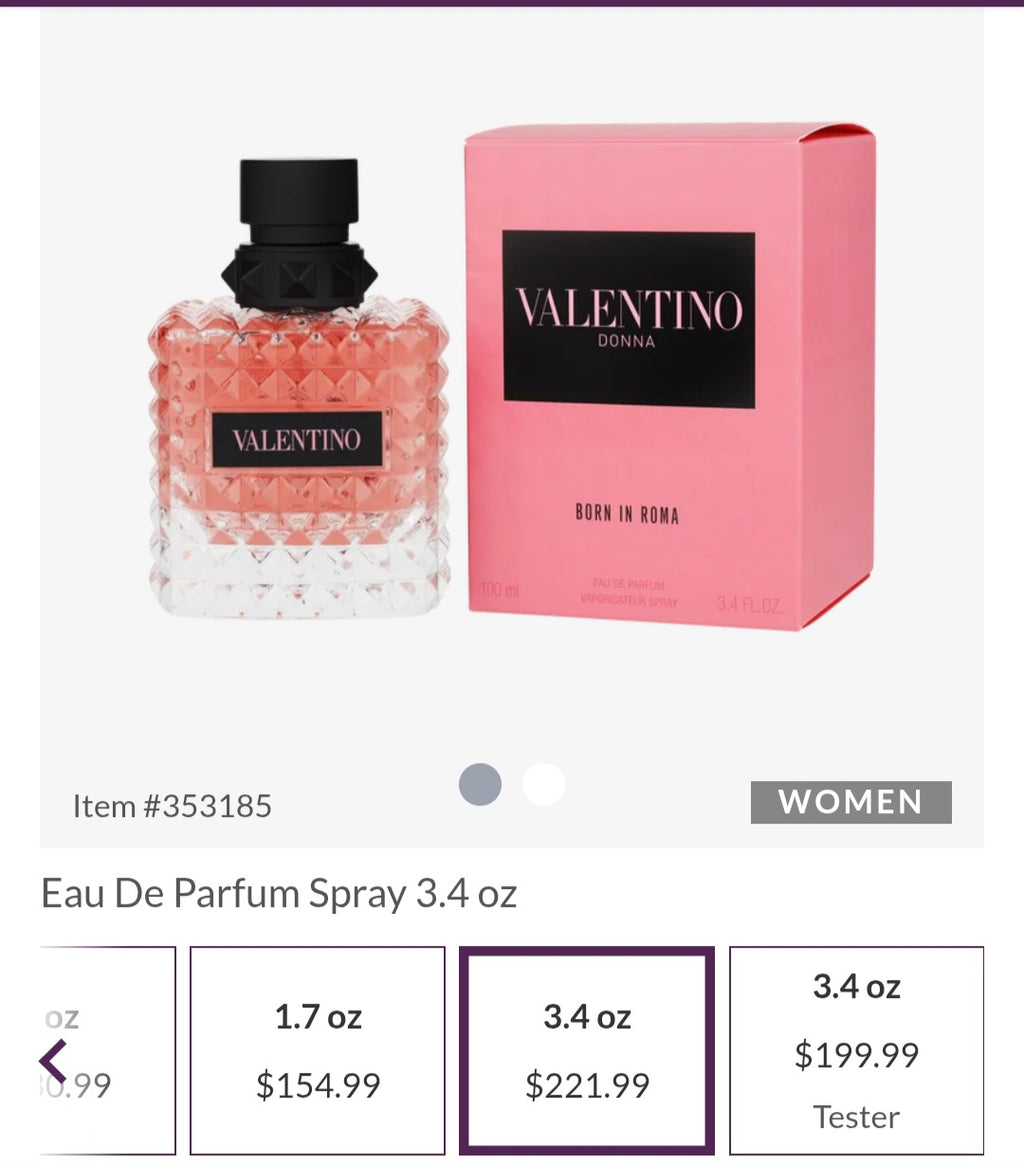 Valentino Born In Roma 3.4fl oz