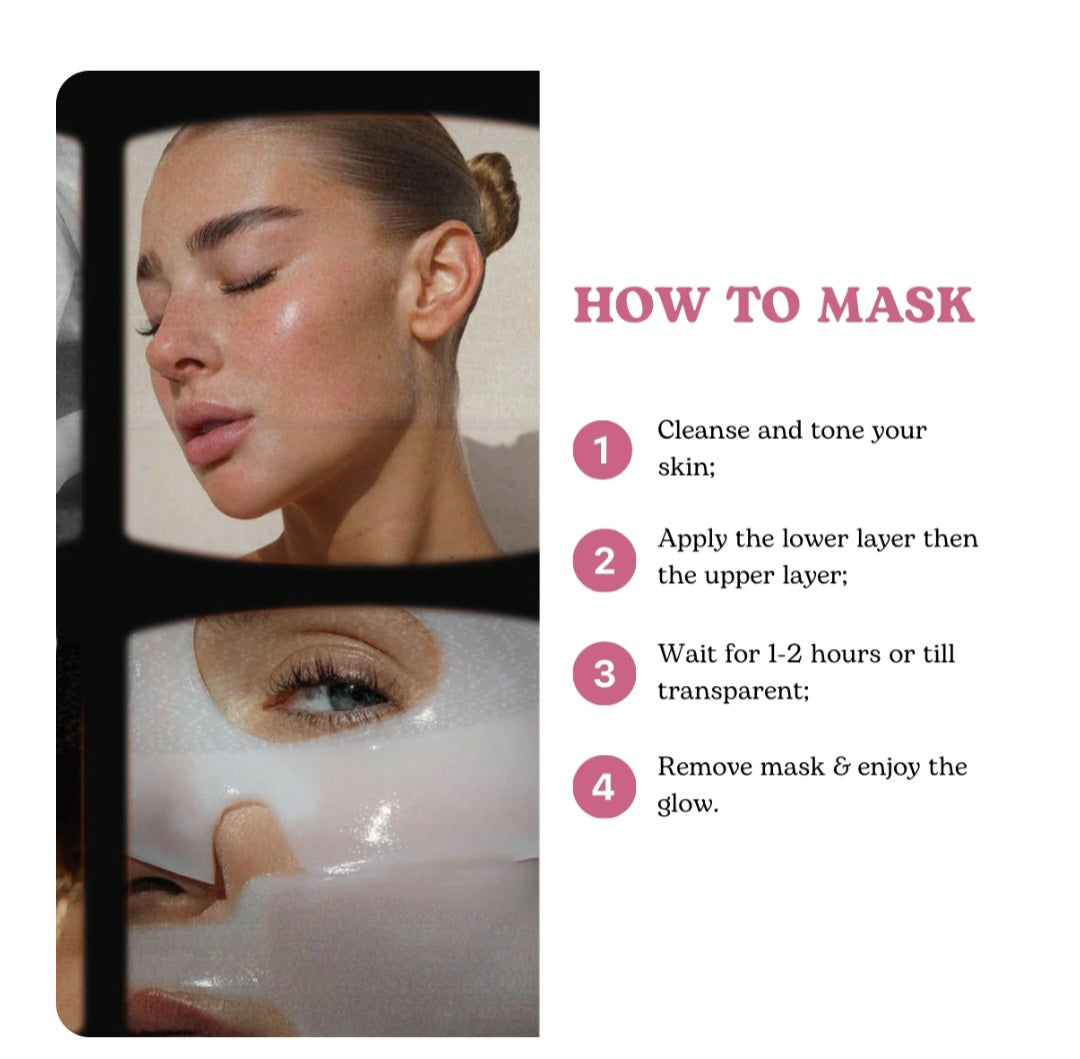 Quasi collagène glow up 4 pack mask