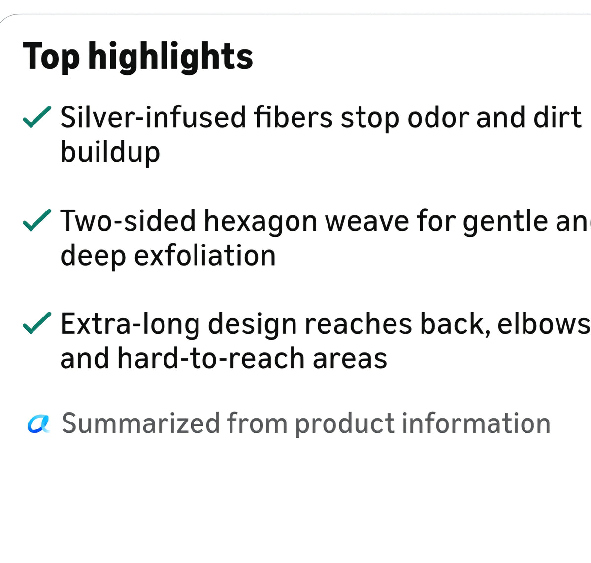 Sima japanese exfoliating shower towel
