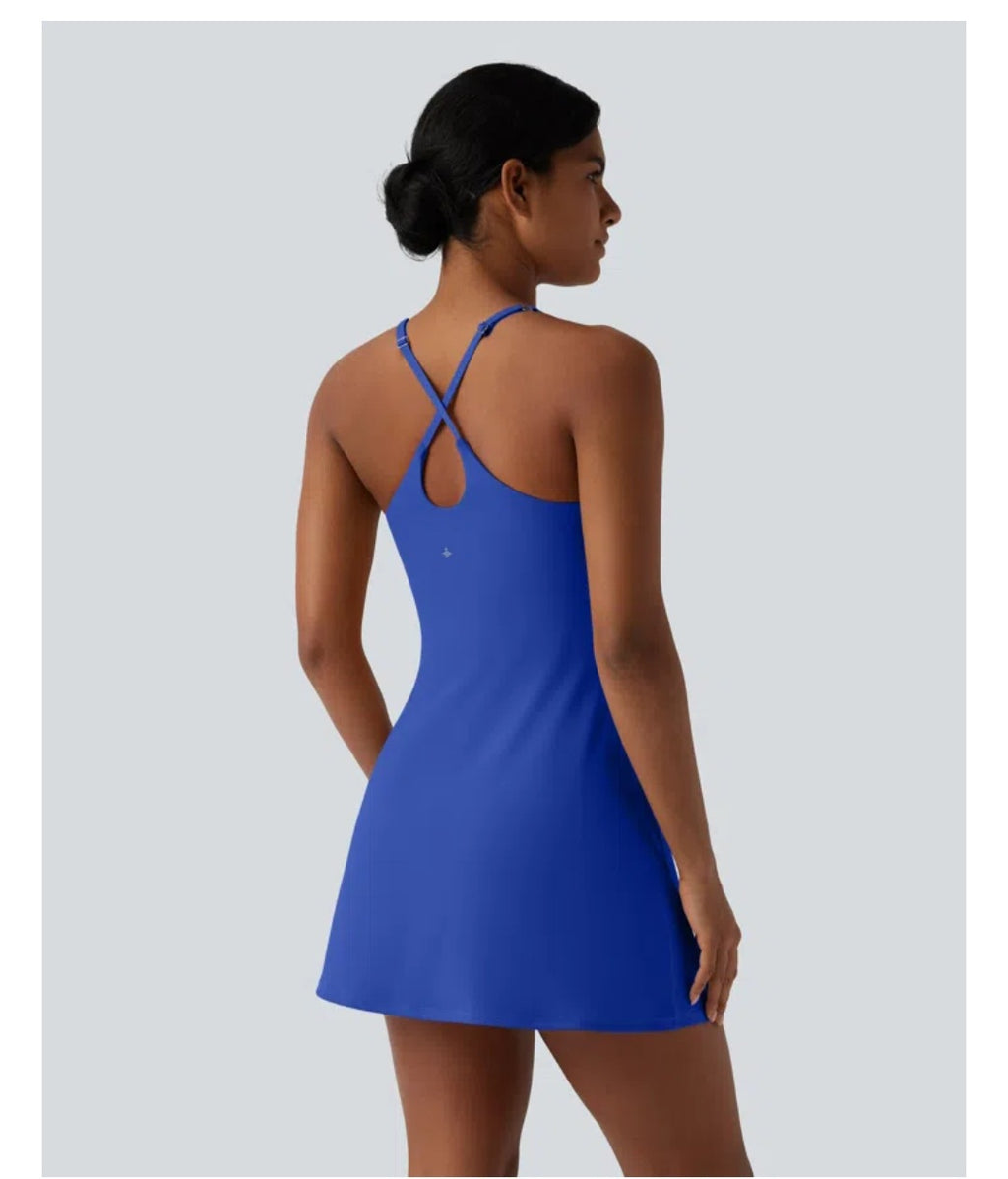 HALARA DRESS WITH BUILT IN SHORT SIZE SMALL