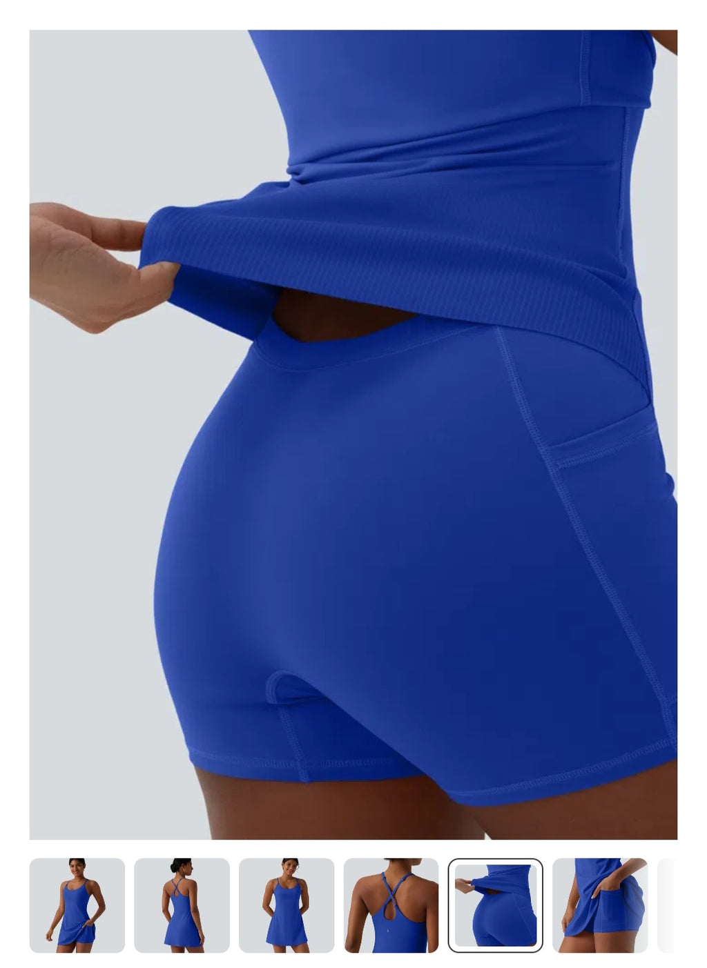 HALARA DRESS WITH BUILT IN SHORT SIZE SMALL