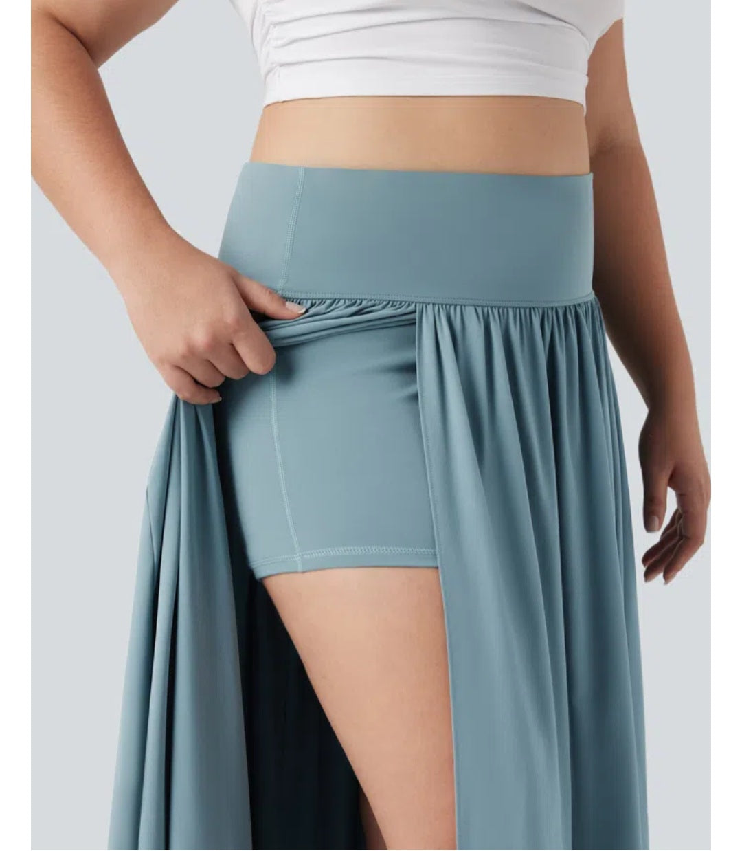 HALARA TUMMY CONTROL SKIRT BUILT IN SHORT