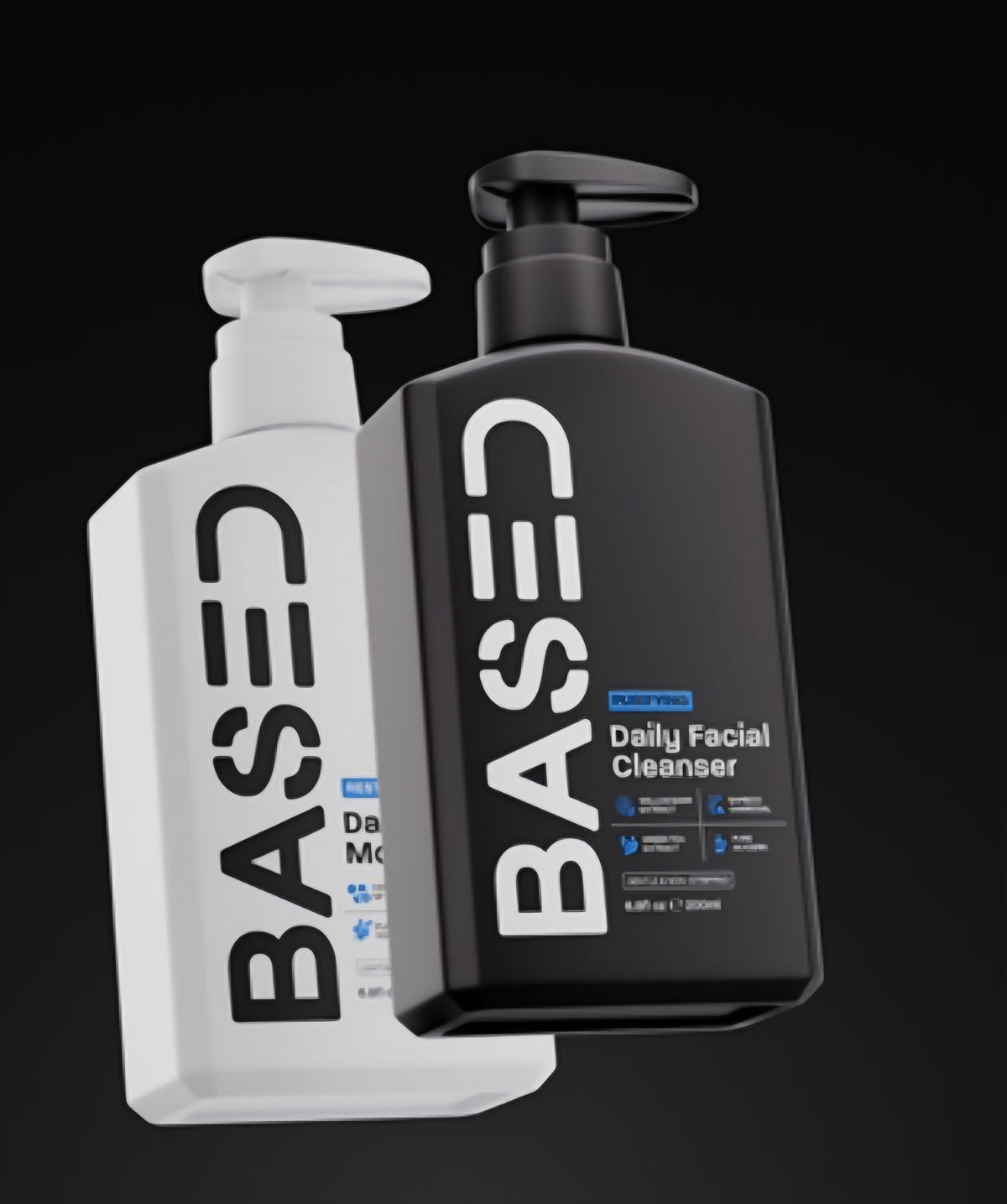 BASED DAILY FACIAL CLEANSER AND MOISTURIZER BUNDLE