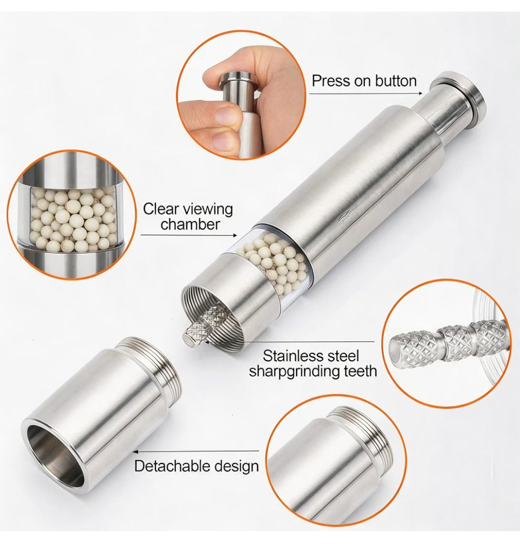 Stainless steal pepper muller