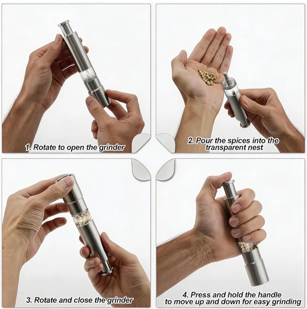 Stainless steal pepper muller
