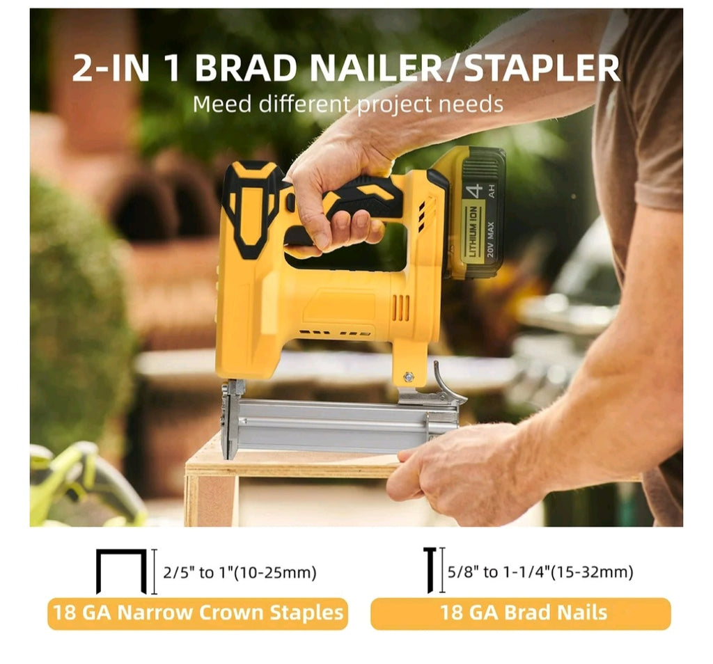 2 in 1 Brad Nailer/Stapler (does not include battery)