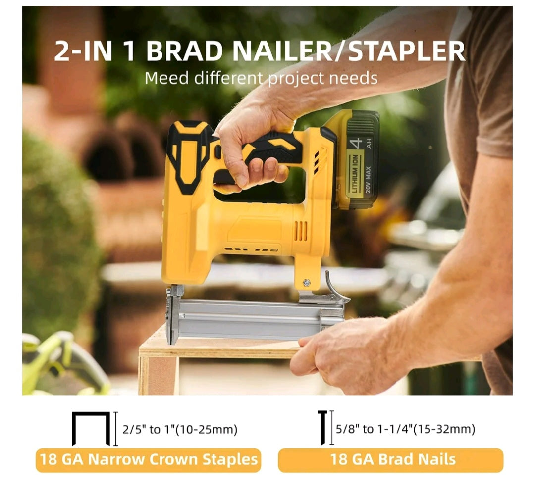 2 in 1 Brad Nailer/Stapler (does not include battery)
