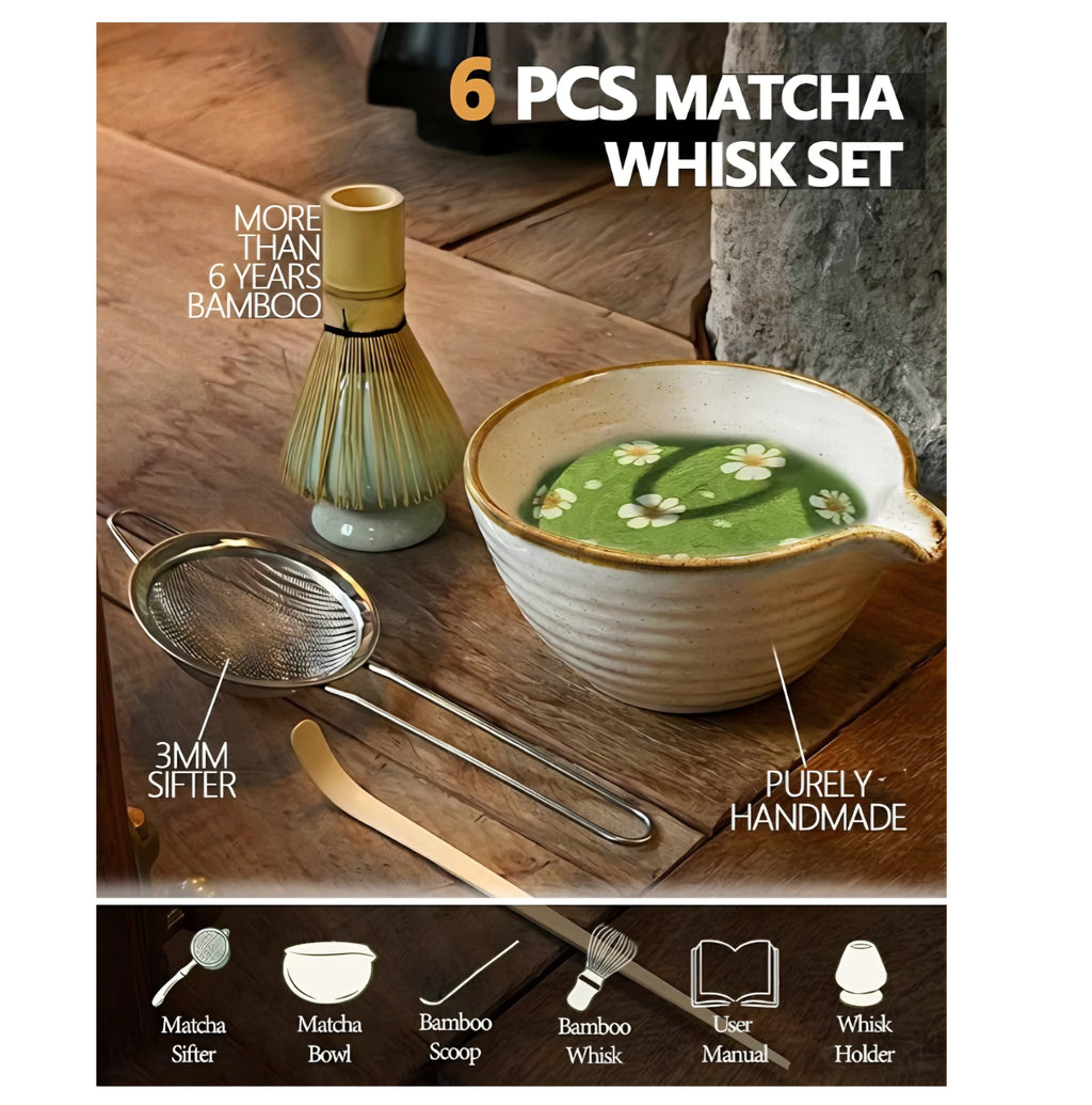 Matcha whisk set