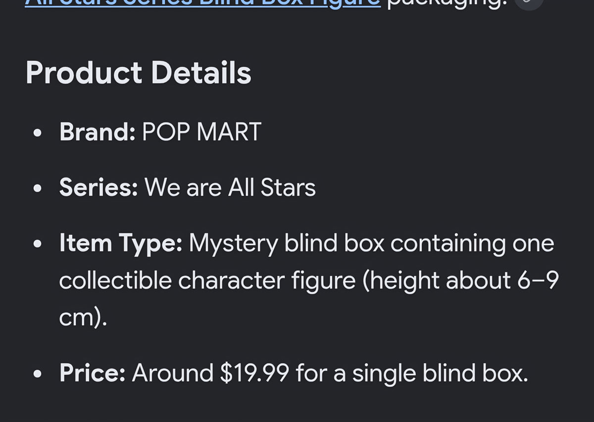 Pop Mart NYOTA we are all stars
