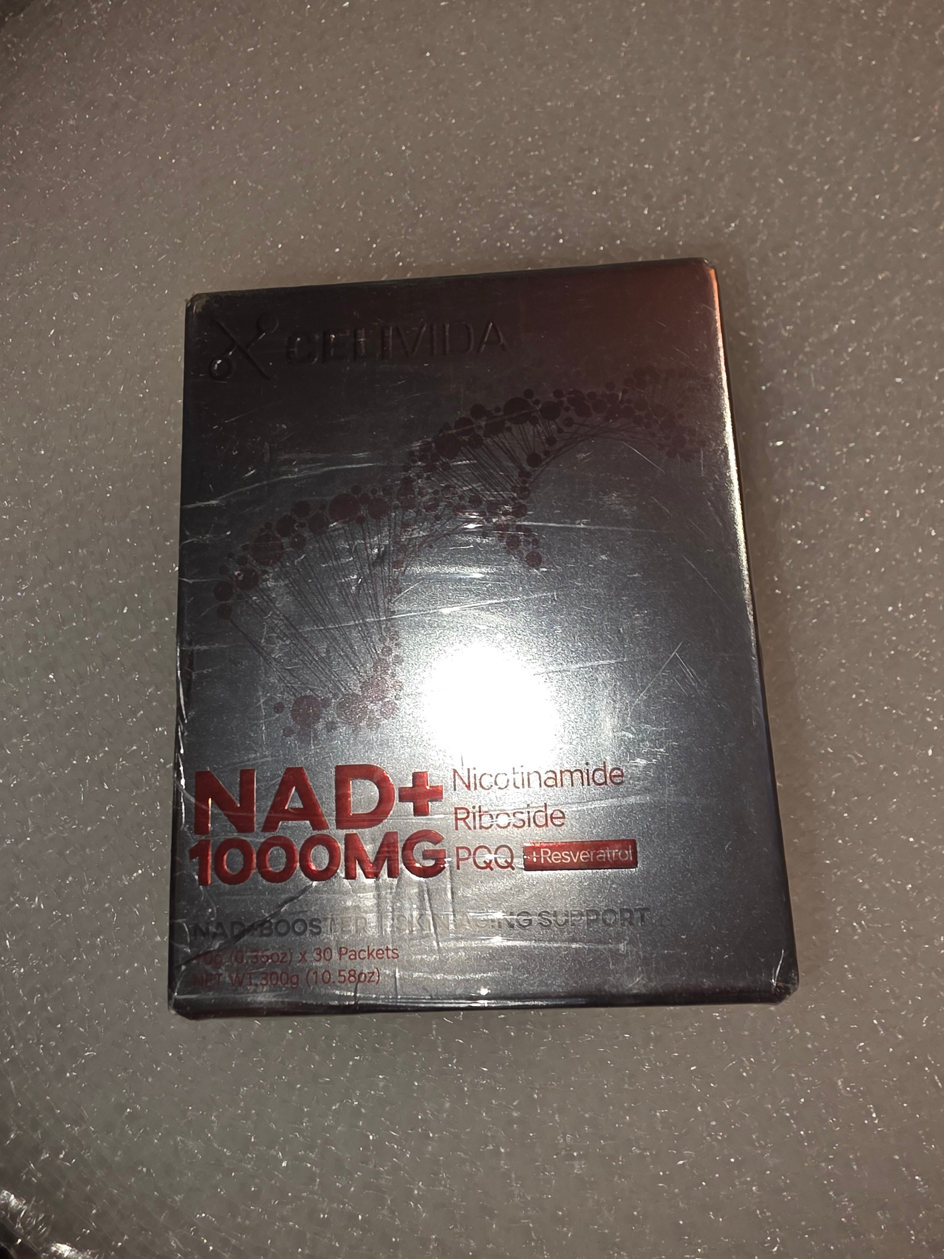 NAD + Nicotinamide Riboside PQQ 1000mg 30 packets